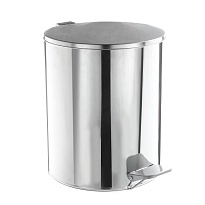 Ведро для мусора с педалью, усиленное, Титан, 15 л, нержавеющая сталь, хром в Златоусте Ведро для мусора с педалью, усиленное, Титан, 15 л, нержавеющая сталь, хром в Златоусте