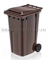 Контейнер для мусора 240 л коричневый облегченный 240 зеленый в Златоусте