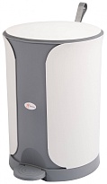 Контейнер для мусора Sтилъ с педалью 11 л серый 11 серый в Златоусте