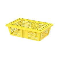 Ящик продуктовый универсальный желтый в Златоусте