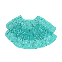 Бахилы бирюзовые 2000 шт (1000 пар), 16 мкм, однослойные, с одной резинкой, Эконом в Златоусте