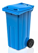 Мусорный контейнер 120 л голубой в Златоусте
