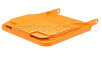 Комплект крышки для контейнера 120 л. оранжевая  оранжевый в Златоусте