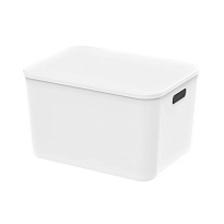 Ящик пластиковый вкладываемый белый 410х305х245 мм в Златоусте