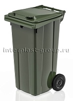 Мусорный контейнер 120 л зеленый в Златоусте