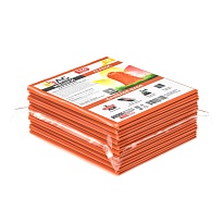 Мешки для мусора 160 л, оранжевые, в пачке 10 шт., ПВД, 40 мкм, 900х1100 мм, i-Bag в Златоусте