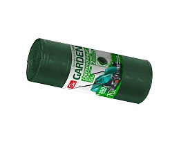 Мешки для мусора 240 л, двухслойные, зеленый, в рулоне 10 шт., ПВД 35 мкм, 1400х1100 мм, GRIFON PROFF GARDEN, 101-520 в Златоусте