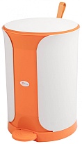 Контейнер для мусора Sтилъ с педалью 18 л оранжевый 18 оранжевый в Златоусте