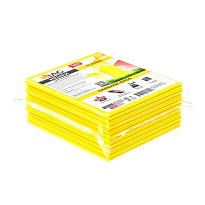 Мешки для мусора 160 л, желтые, в пачке 10 шт., ПВД, 40 мкм, 900х1100 мм, i-Bag в Златоусте