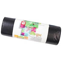 Мешки для мусора 220 л, черные, в рулоне 10 шт., ПВД, 29 мкм, 1100х830 мм, Концепция Быта ЭкоДом, 604924 в Златоусте Мешки для мусора 220 л, черные, в рулоне 10 шт., ПВД, 29 мкм, 1100х830 мм, Концепция Быта ЭкоДом, 604924 в Златоусте