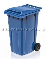 Контейнер для мусора 240 л голубой облегченный 240 голубой в Златоусте