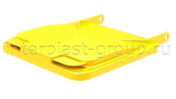 Комплект крышки для контейнера 120 л. желтая  желтый в Златоусте