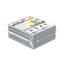 Мешки для мусора 160 л, светло-серые, в пачке 10 шт., ПВД, 40 мкм, 900х1100 мм, i-Bag в Златоусте