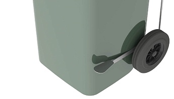 Педаль для мусорного контейнера 240 л.  серый в Златоусте